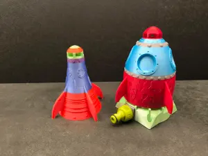 3D модель Sprinkler Rocket — Ракета-розпилювач для саду 3D-друк | Іграшки Львів — 3D друк Львів