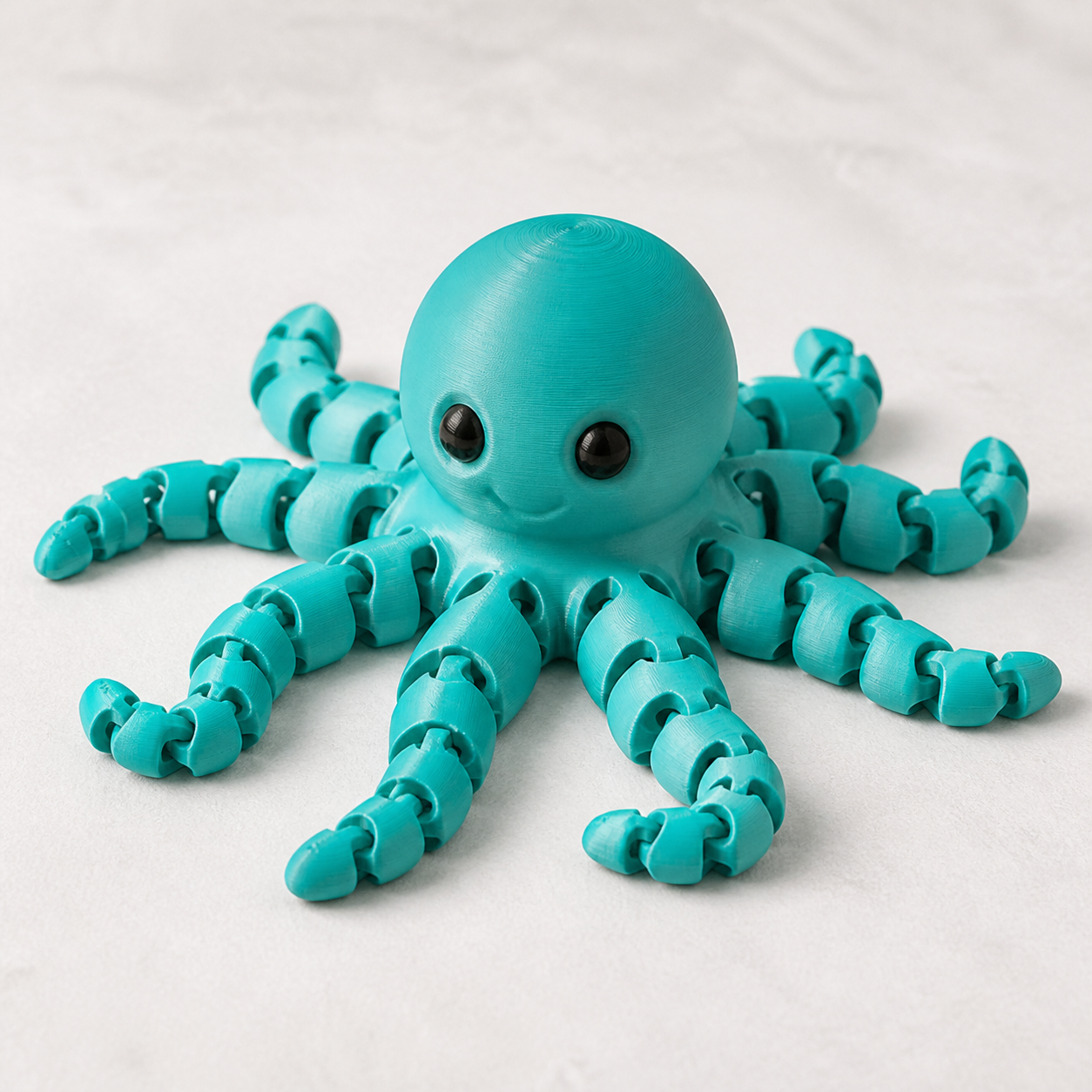 3D модель Blobtopus — рухомий восьминіг — 3D друк Львів