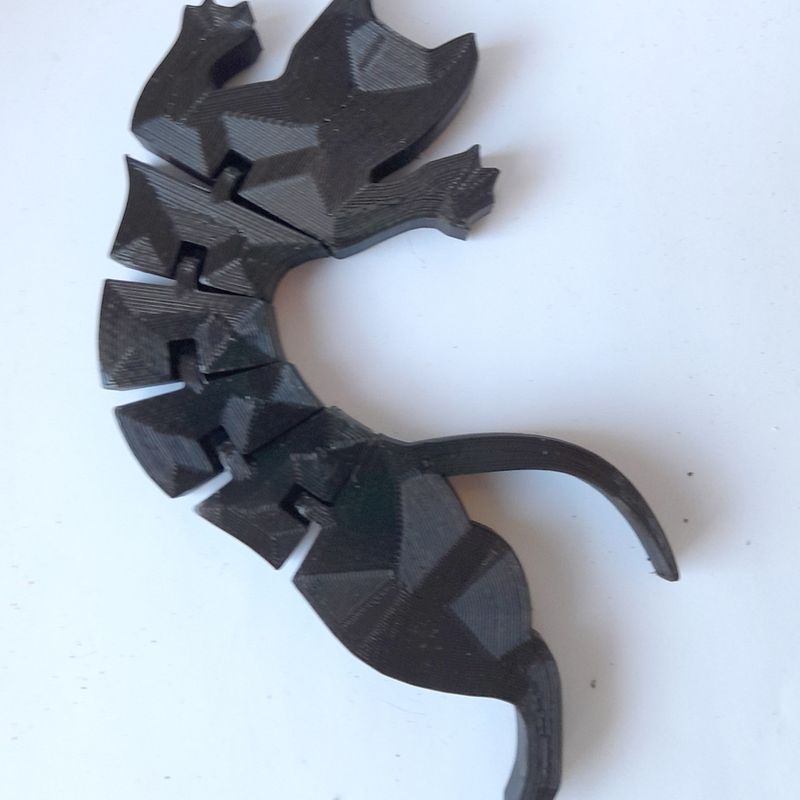 3D модель Crazy flexi cat — 3D друк Львів