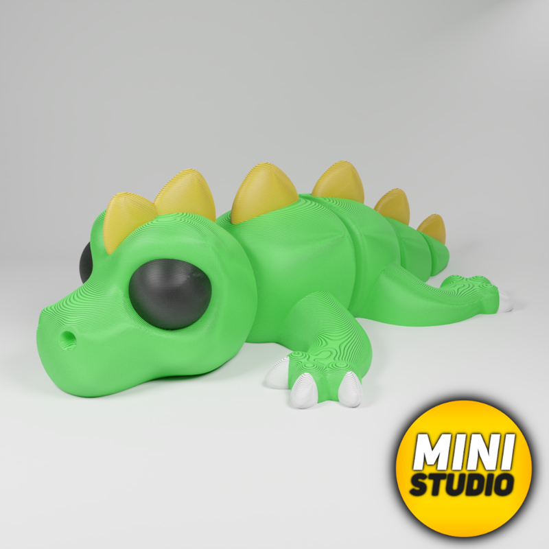 3D модель Милий рухомий динозаврик — 3D друк Львів