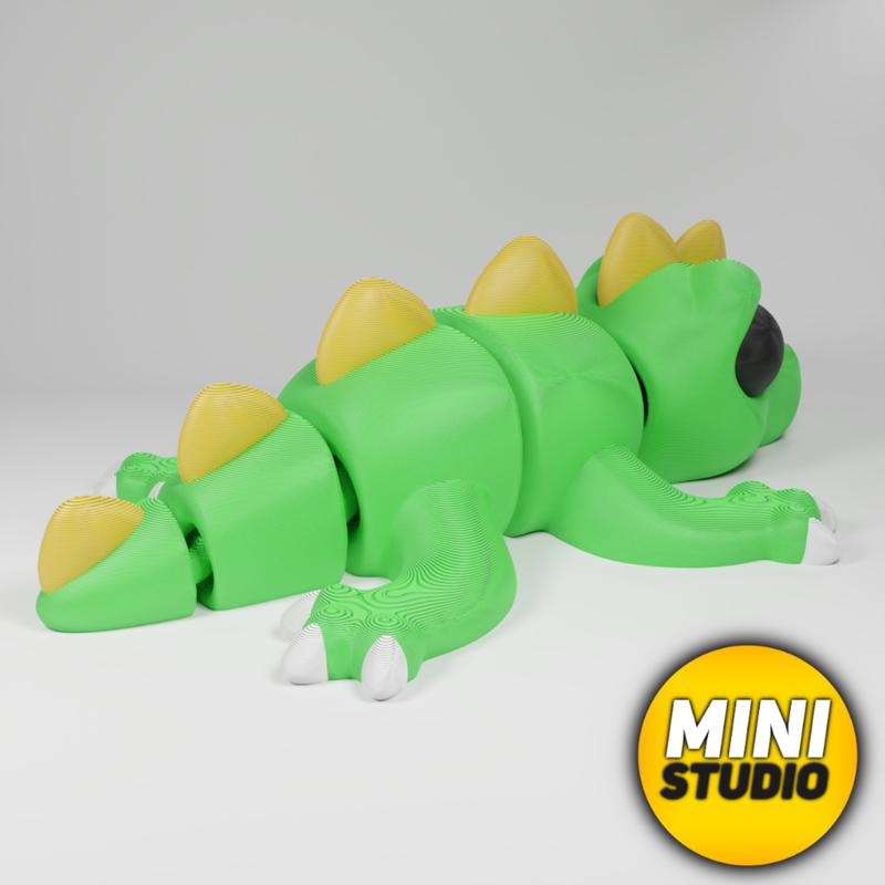 3D модель Милий рухомий динозаврик — 3D друк Львів