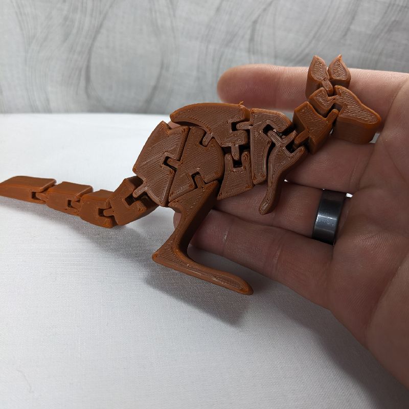 3D модель Рухомий кенгуру — 3D друк Львів