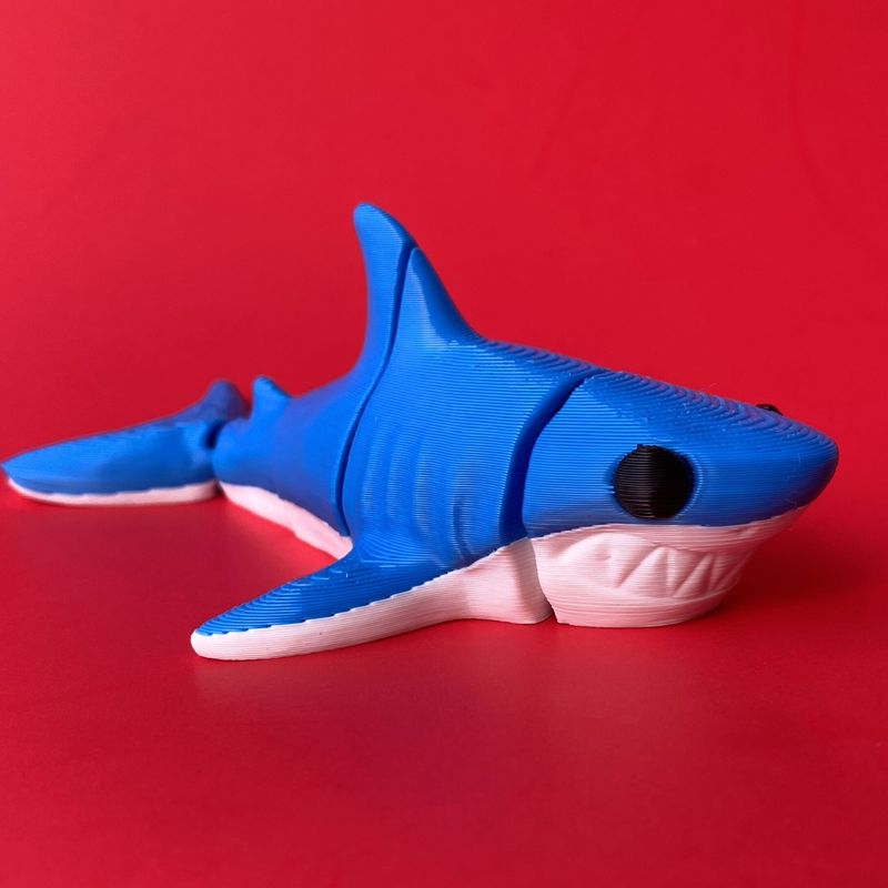 3D модель Happy shark flexi — 3D друк Львів
