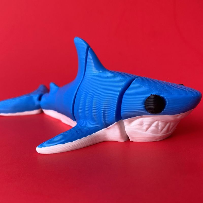 3D модель Happy shark flexi — 3D друк Львів