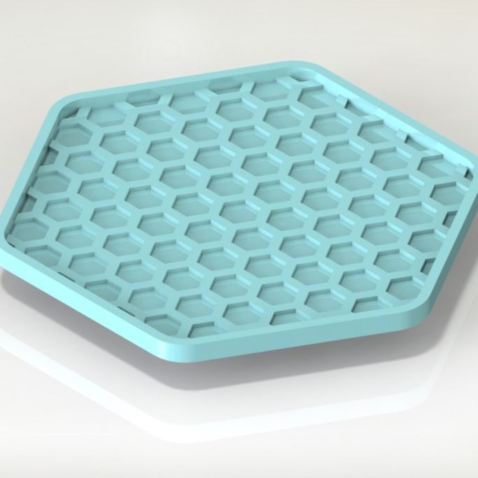 3D модель Hex підставки під чашки — 3D друк Львів