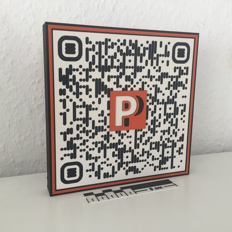 3D модель Обʼємний QR-код — 3D друк Львів