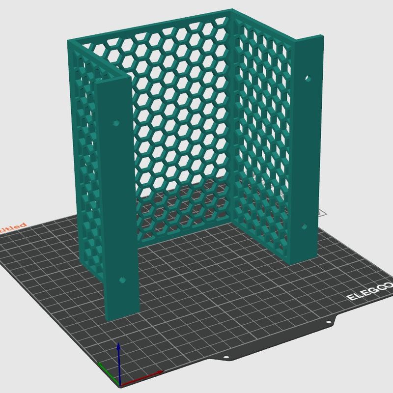 3D модель Підстільний органайзер Honeycomb — 3D друк Львів